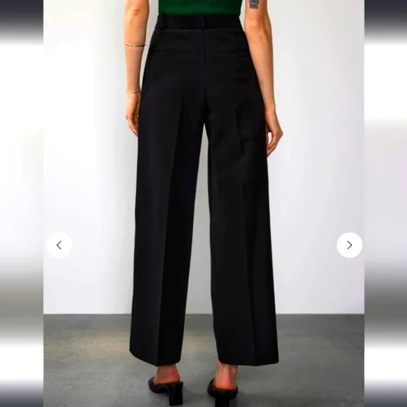 NEW YORK & COMPANY ESSENTIAL WIDE LEG PANTS - Picture 4 of 6
